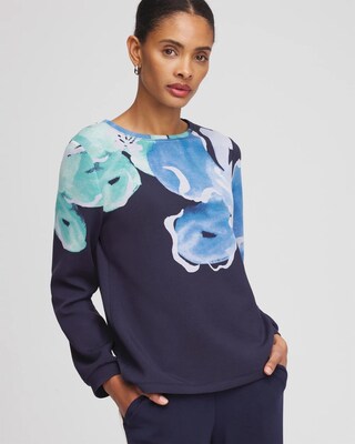 Zenergy® Scuba Floral Top