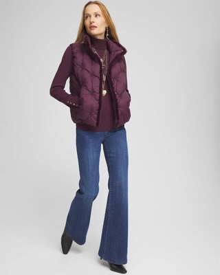 Ecovero™ Button Cuff Turtleneck Sweater click to view larger image.