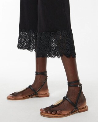 Travelers Lace Hem Crops