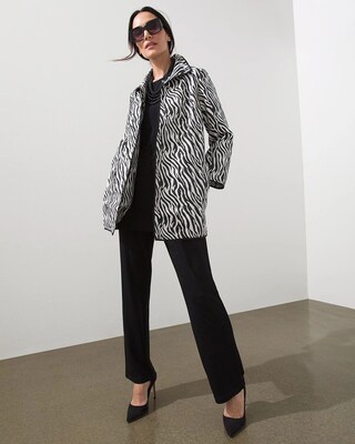 Travelers Collection Animal Jacquard Jacket