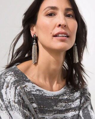Clip-On Tassel Earrings
