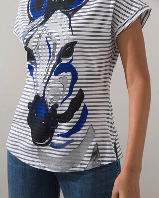 Zebra Stripe Tee
