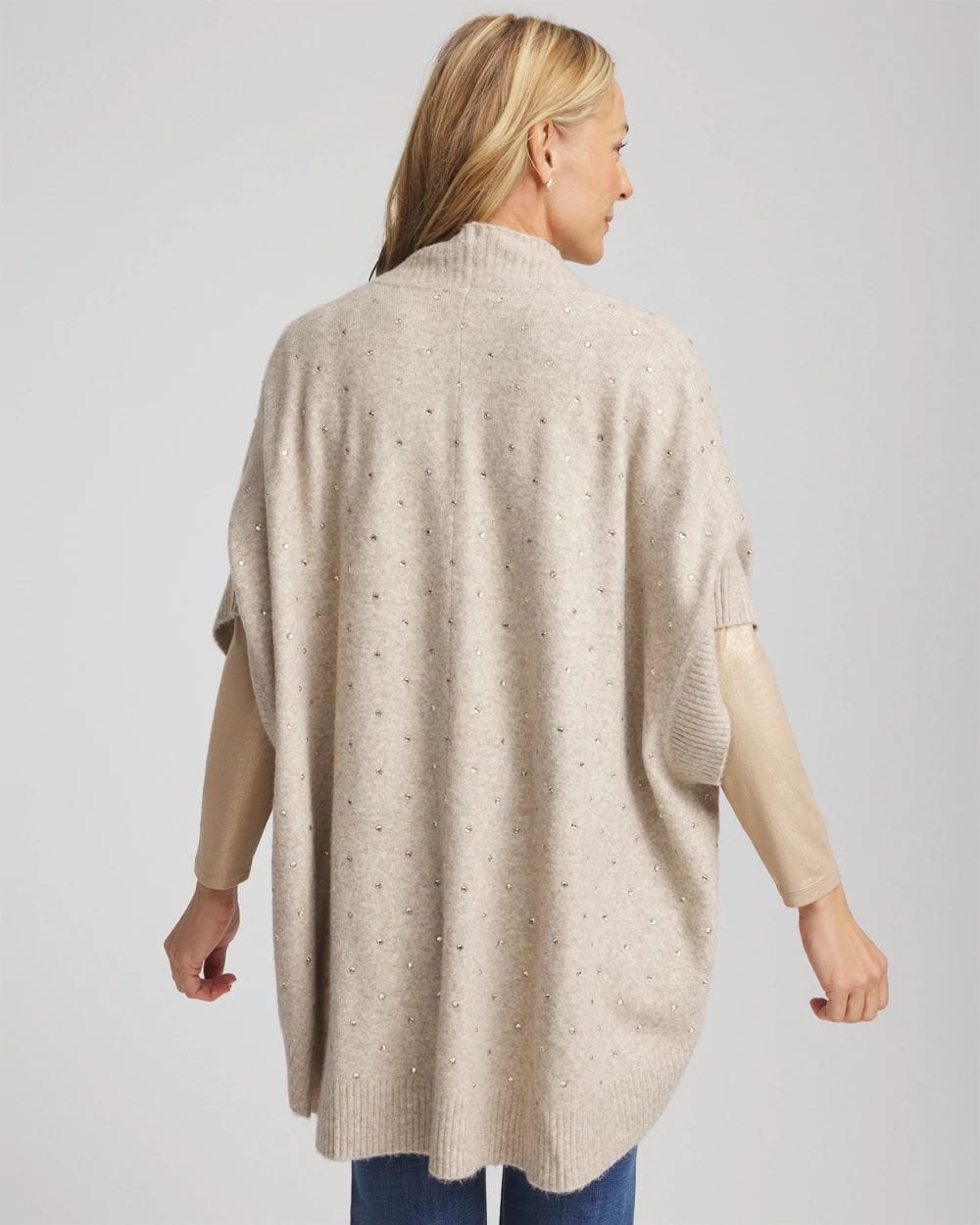 Embellished Cocoon Ruana