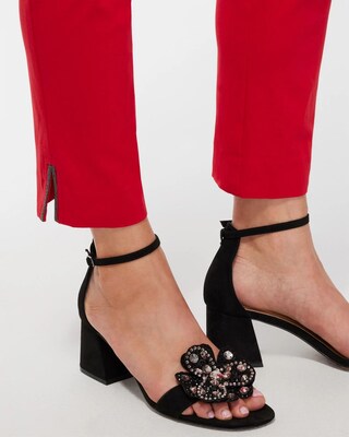 Brigitte Beaded Detail Ankle Pants