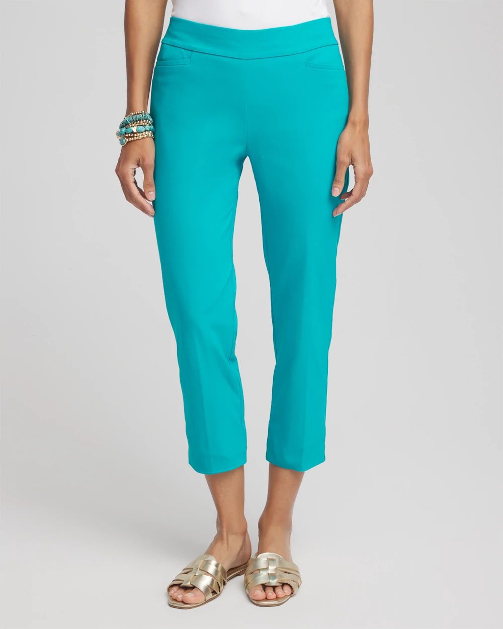 Brigitte™ Pull-On Slim Cropped Pants