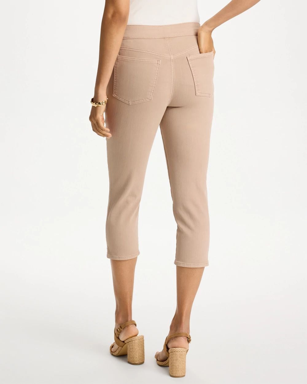 Pull-On Capri Jeans
