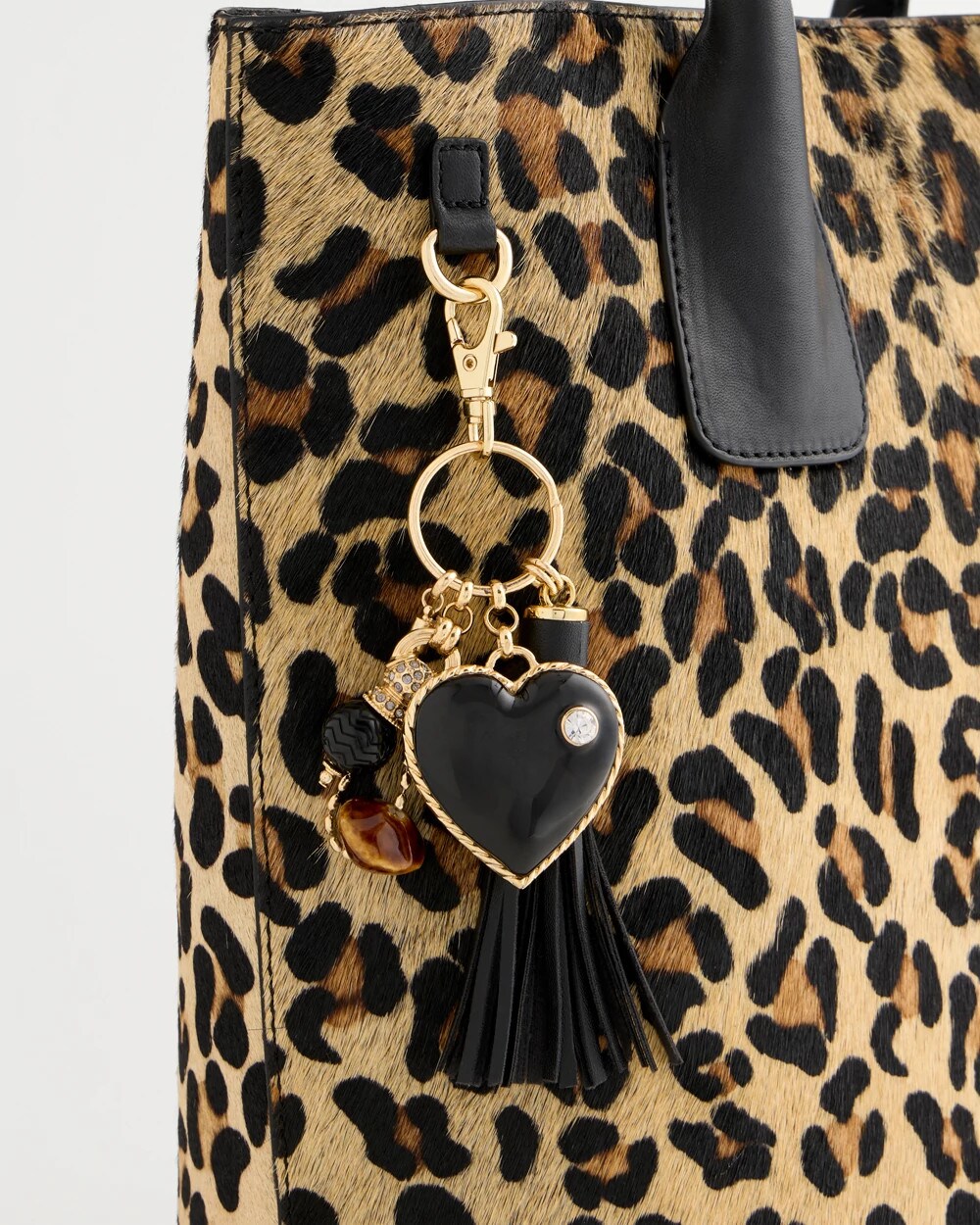 Animal Print Bag Charm