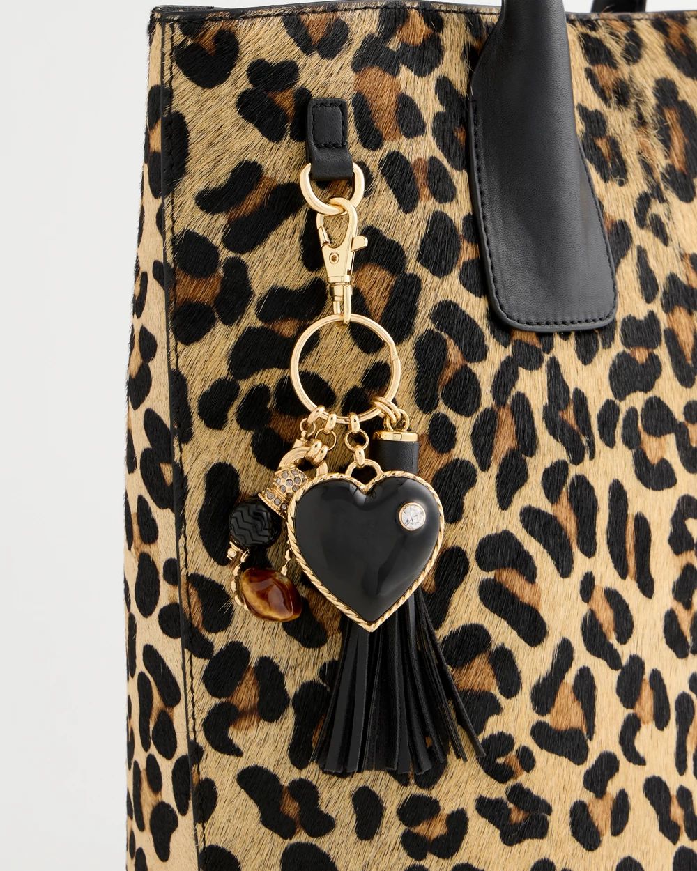 Animal Print Bag Charm click to view larger image.