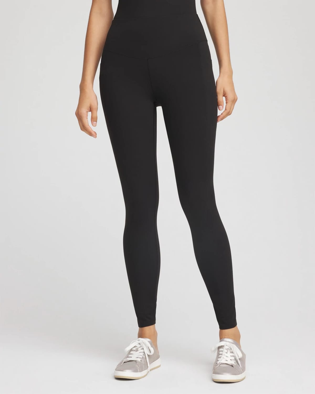 Chico's Tummy Control Leggings In Black In Black