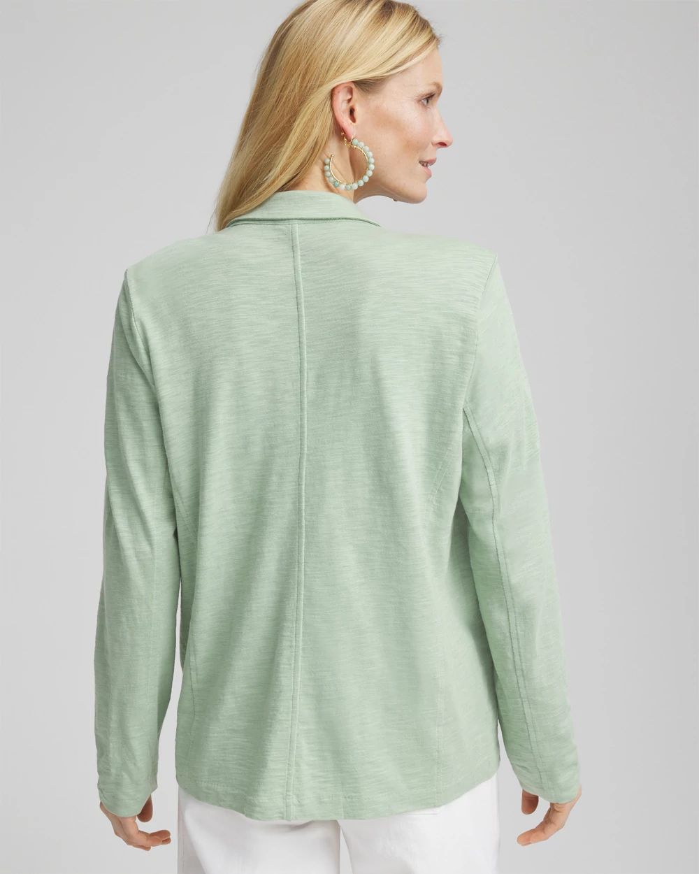Slub Knit Blazer