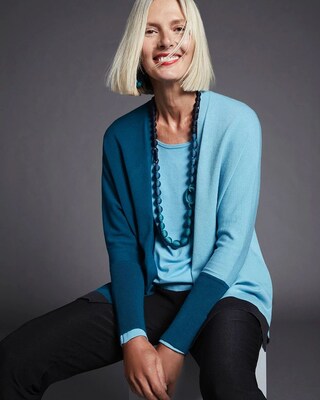 Cool Colorblock Cardigan