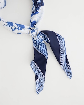 Silvertone Scarf Ring click to view larger image.