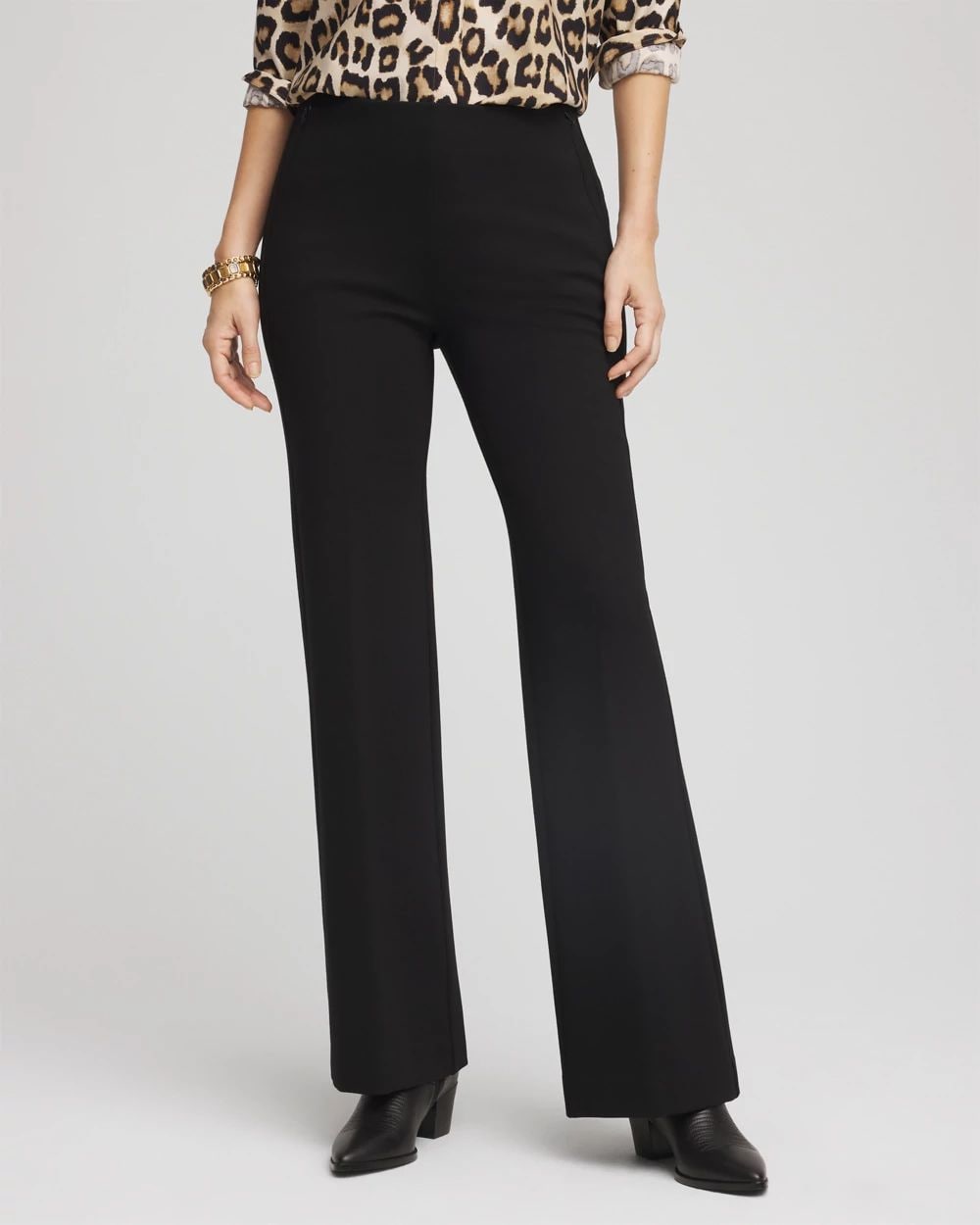 Juliet Wide-Leg Ponte Pants