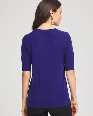 Crewneck Cashmere Pullover Sweater click to view larger image.