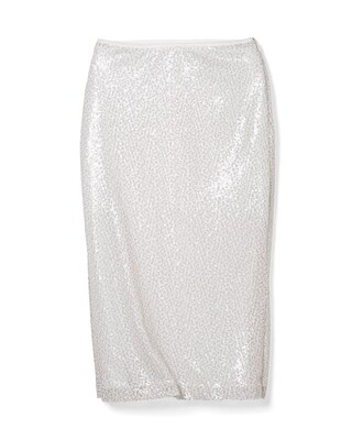 Sequined Pencil Skirt