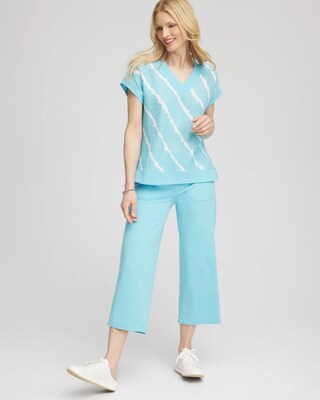 Zenergy® Tie-Dye Gauze Top click to view larger image.