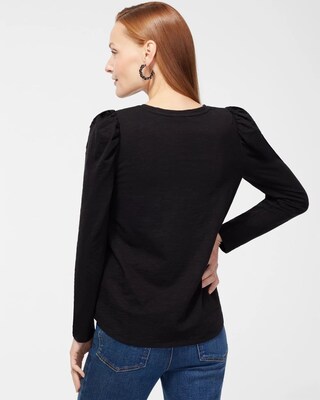 Velvet Applique Top