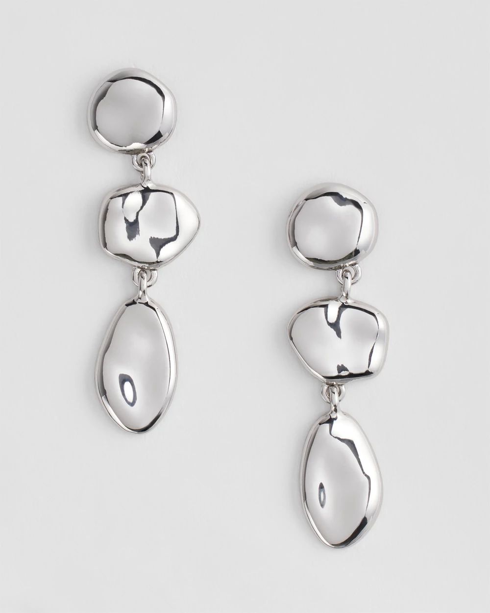 No Droop® Pebble Links Earrings