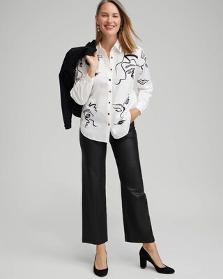 Modern Art Print Shirt