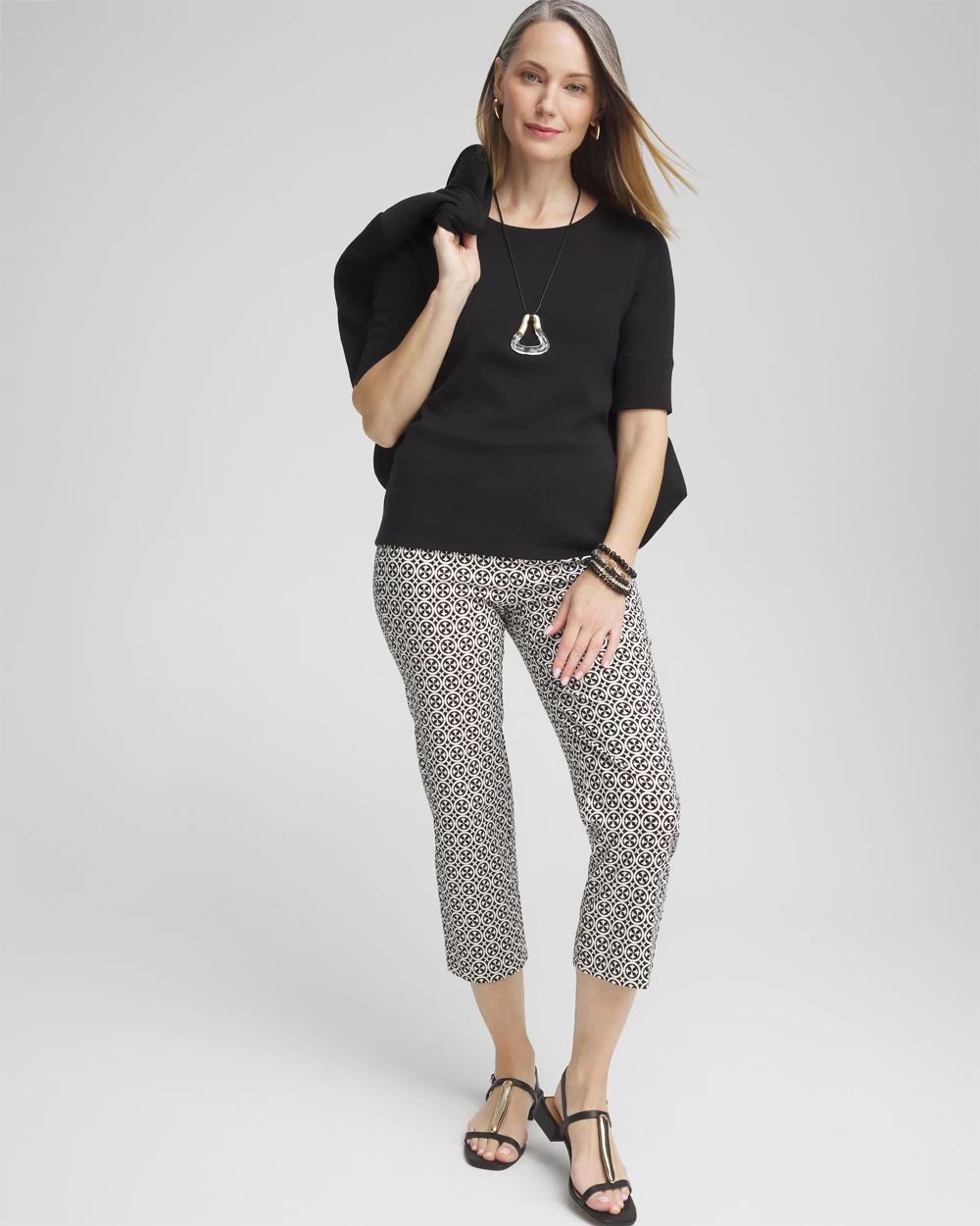 Jewel Neck Tee