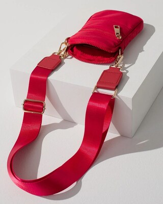 Red Crossbody Phone Case Bag