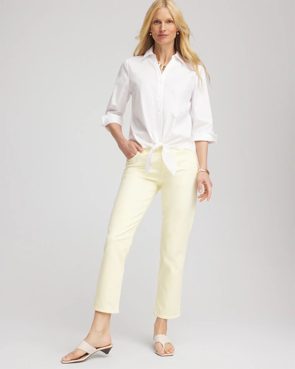 Girlfriend Cropped Jeans