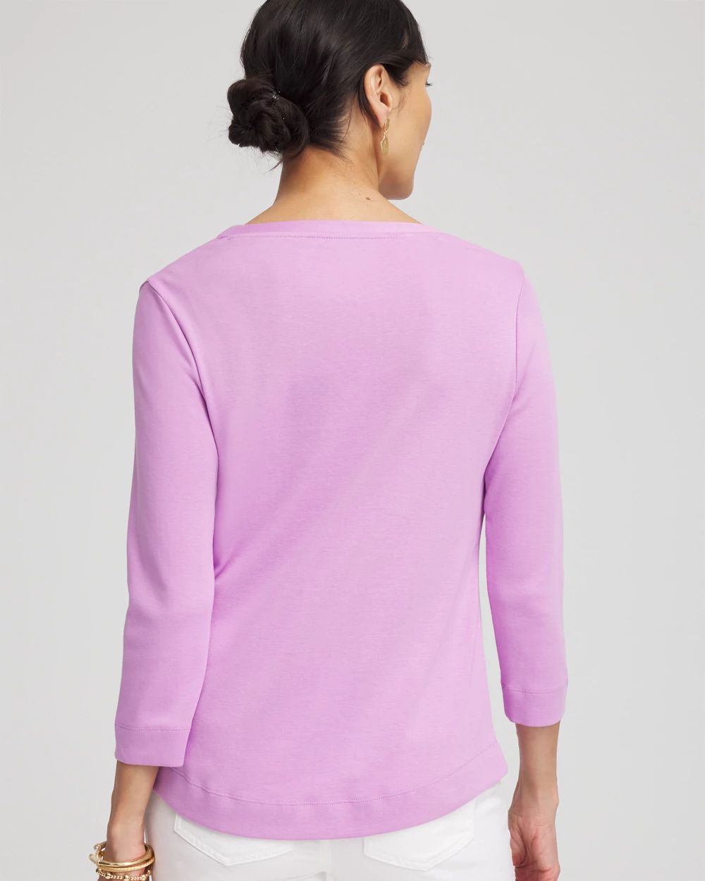 Everyday 3/4 Sleeve V-Neck Tee