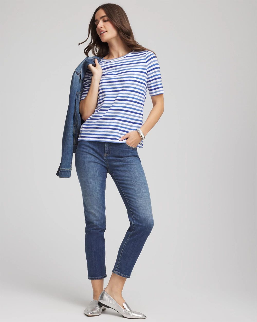 Double-Knit Short Sleeve Tee click to view larger image.