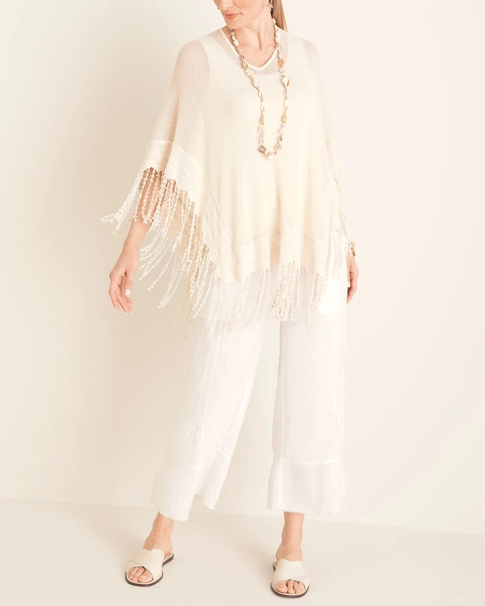 XCVI Linen Pants with Knit Waistband