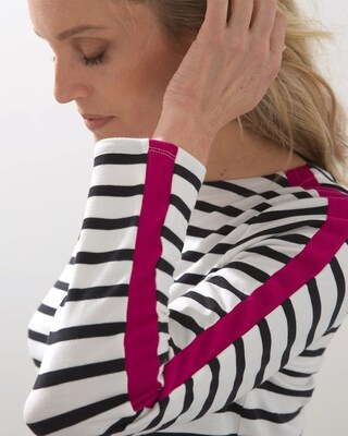 Zenergy French Terry Contrast Top