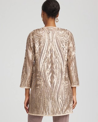 Travelers™ Collection Champagne Sequins Jacket click to view larger image.