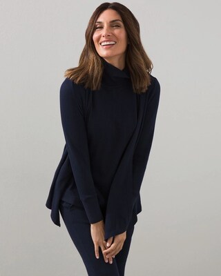 Zenergy Waffle Knit Cardigan