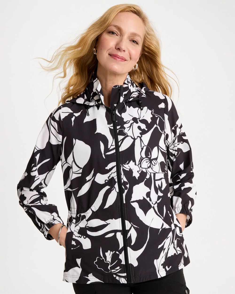 Zenergy® Ripstop Floral Nights Anorak Jacket