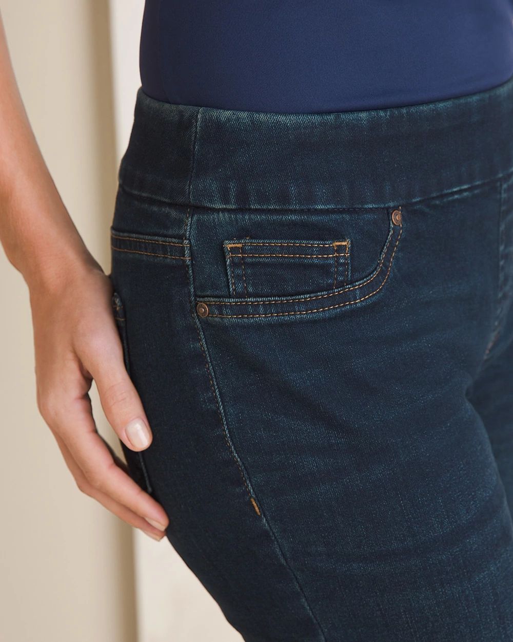 Denim Pull-On Jeggings