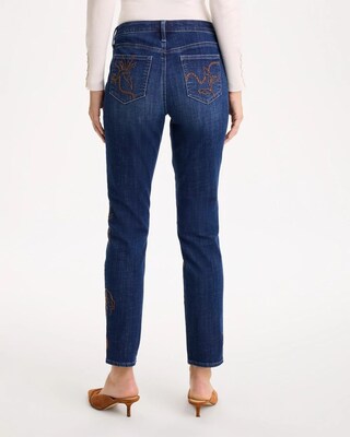 Girlfriend Slim Ankle Jeans click to view larger image.