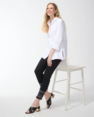 No Iron Stretch 3/4 Sleeve Tunic