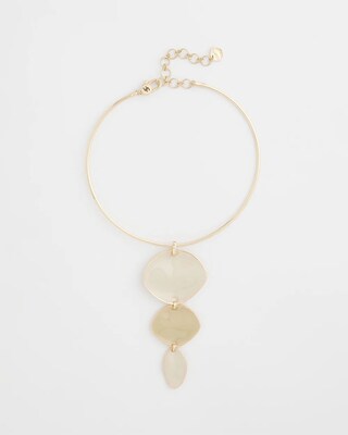 Linear Reversible Pendant Necklace