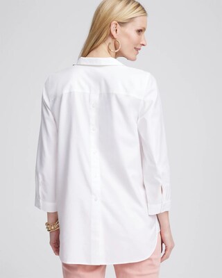 No Iron™ Floral Buttonback Tunic click to view larger image.