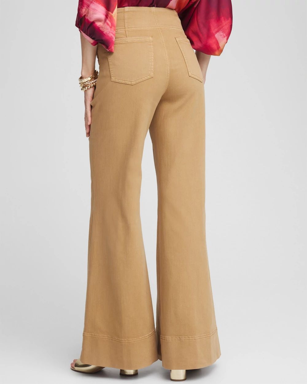 Pull-On Flare Trouser Jeans