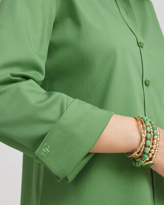 3/4 Sleeve Stretch Shirt click to view larger image.