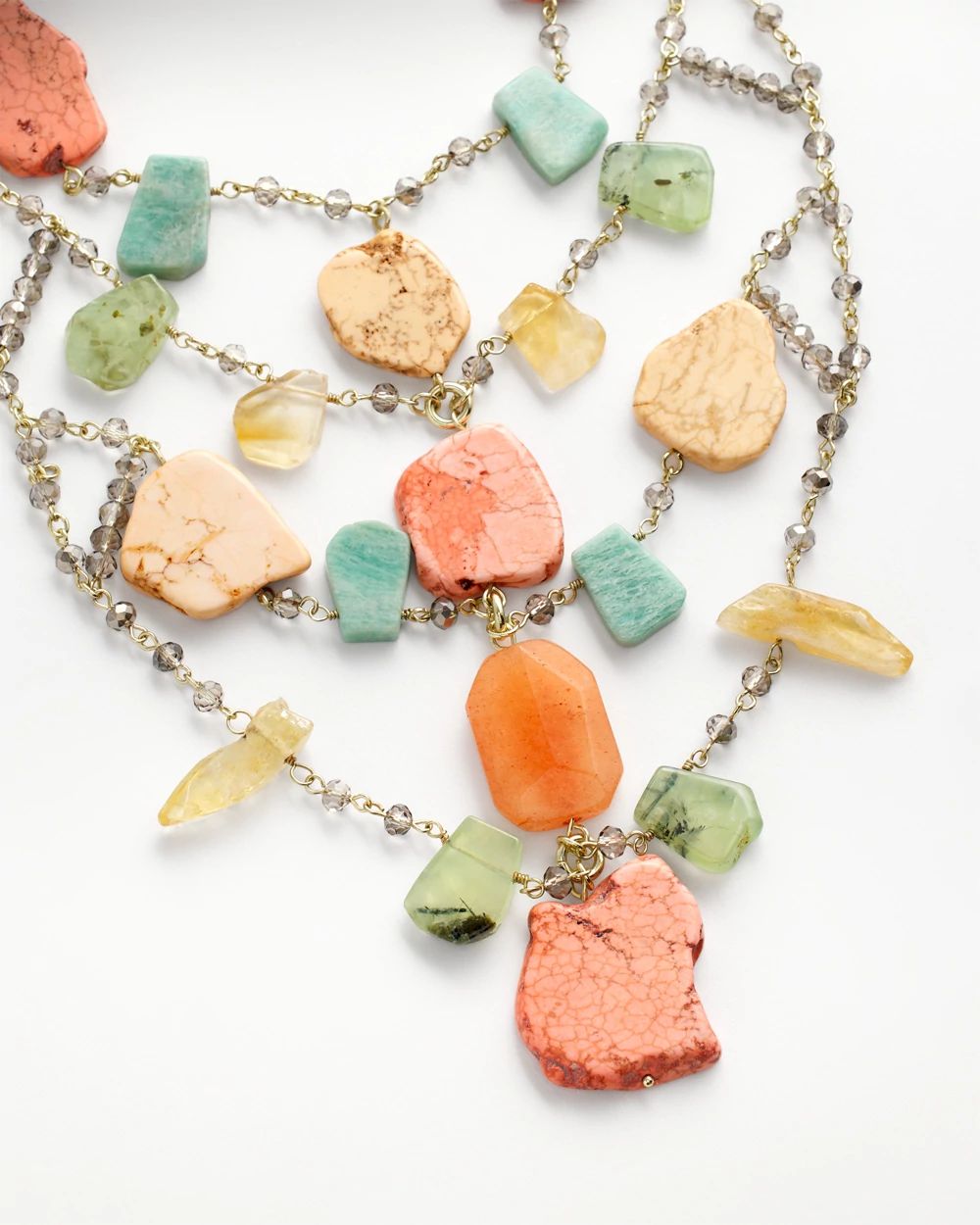 Chico's Originals Pastel Stone Necklace