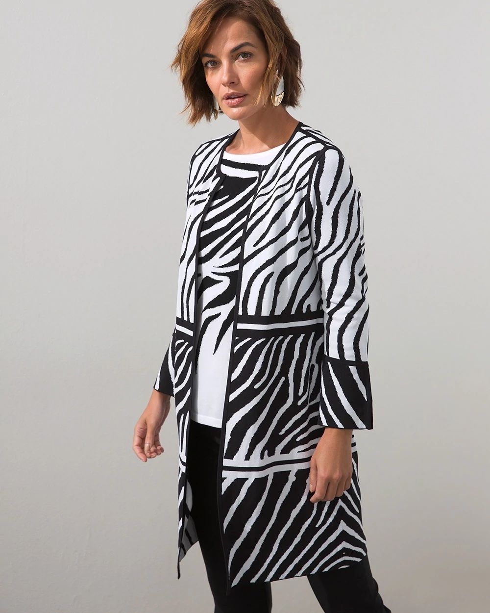 Zebra Coatigan