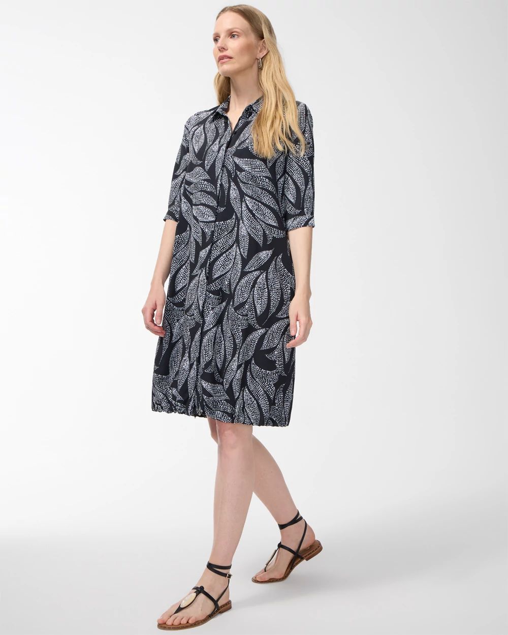 Zenergy UPF Neema Foliage Bungee Dress