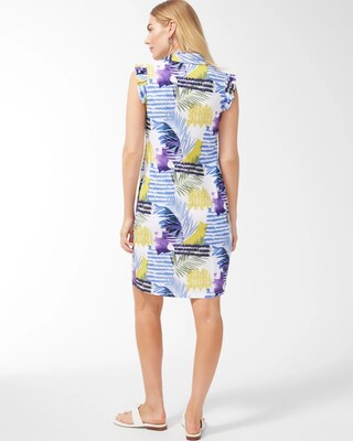 Zenergy UPF Neema Coastal Ruffle Dress