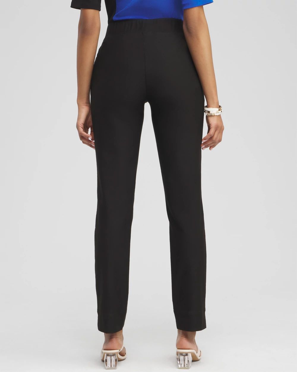 Petite Travelers™ Collection Crepe Cropped Pants