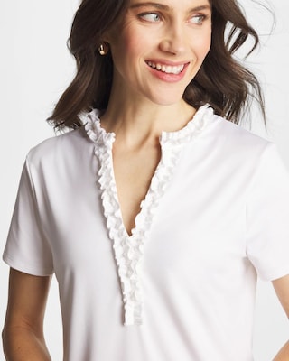 Zenergy® UPF Ruffle Polo click to view larger image.