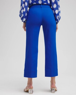 Trapunto Wide Leg Cropped Pants click to view larger image.