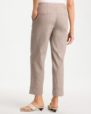 Relaxed Linen Crop Pant click to view larger image.
