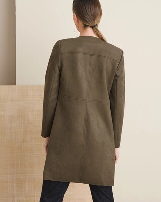 Faux-Suede Coat