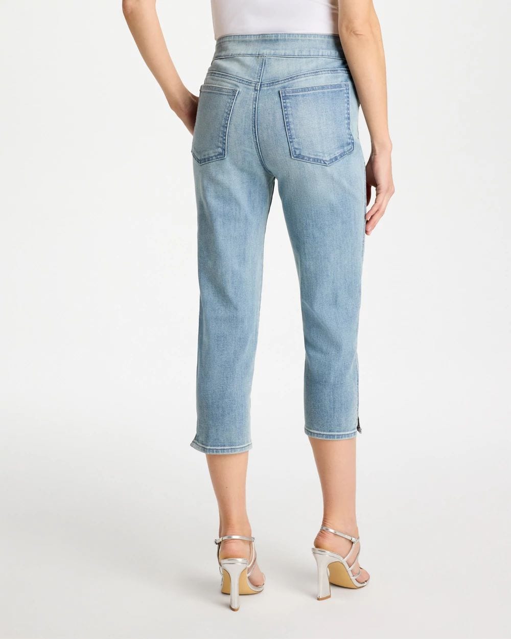 Pull-On Capri Jeans